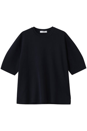 エブール/ebureの【1/16 0:00販売開始】シルクコットンハイゲージ ハーフスリーブニットプルオーバー(110300/110301)