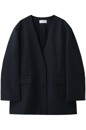 エブール/ebureの【店舗限定】スラブラチネ ノーカラーオーバーサイズジャケット(110800/110801)