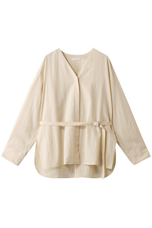 エブール/ebureの【店舗限定】リライムタイプライター ノーカラーブラウス(110400/110403)