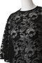 【店舗限定】ペイズリーラッセルレース プルオーバーブラウス エブール/ebure