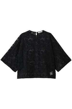 エブール/ebureの【店舗限定】ペイズリーラッセルレース プルオーバーブラウス(110400/110402)