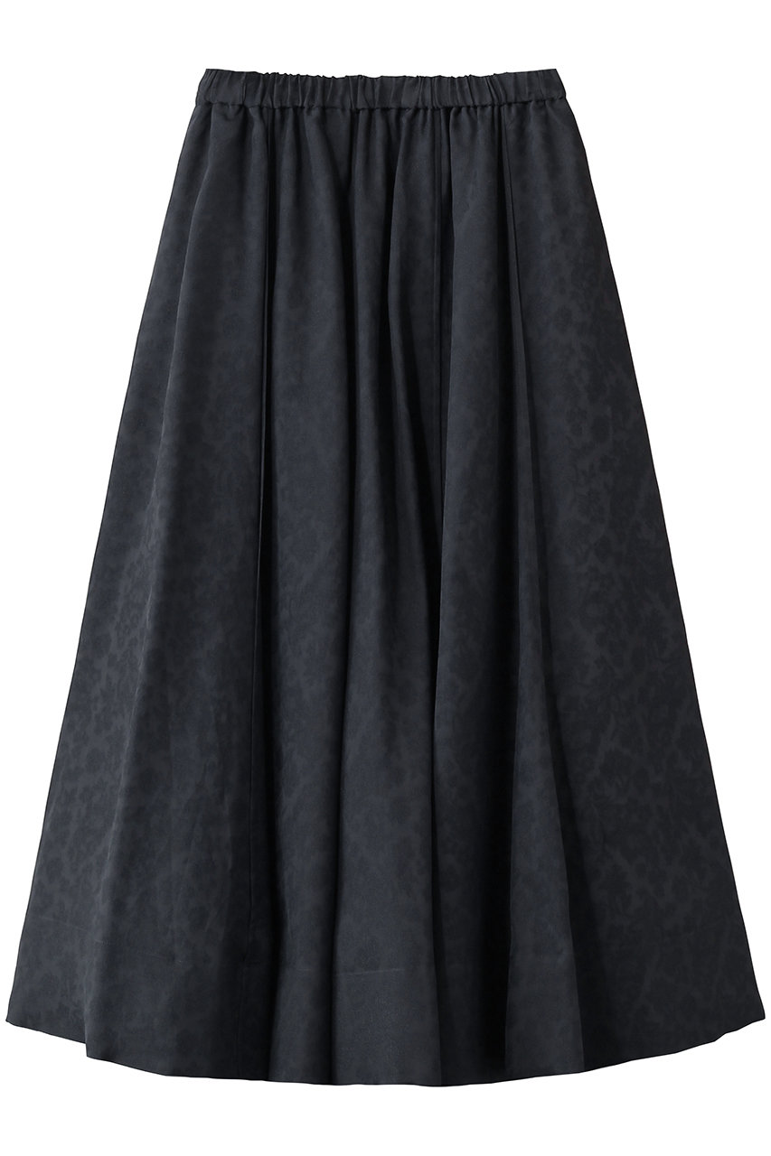 エブール/ebureの【2/13 0:00販売開始】フラワービスジャカード ギャザースカート(グレー/4310500189/26SSK10)