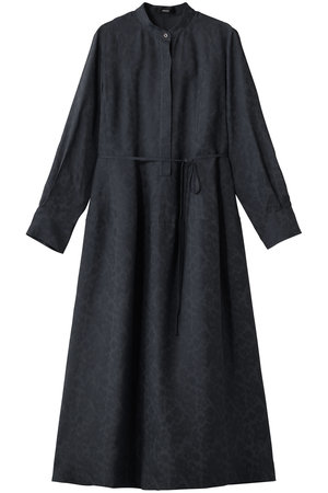 エブール/ebureの【2/13 0:00販売開始】フラワービスジャカード バンドカラーワンピース(110500/110502)