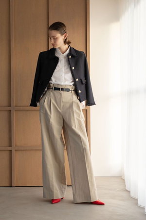 エブール/ebureの【2/13 0:00販売開始】ブークレツイード コンパクトジャケット(110800/110801)