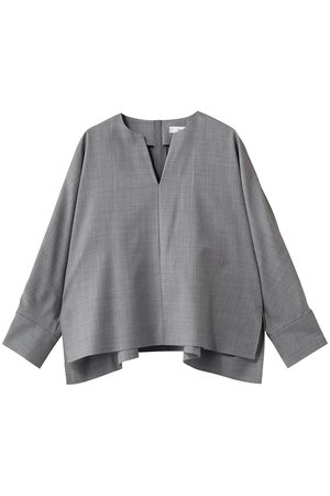 エブール/ebureの【2/13 0:00販売開始】ドライトロピカル キーネックプルオーバーブラウス(110400/110403)