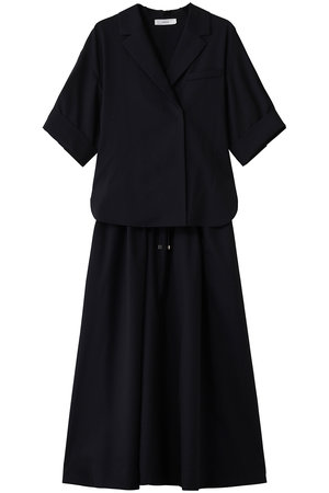 エブール/ebureの【2/13 0:00販売開始】ドライトロピカル テーラードカラーワンピース(110500/110502)