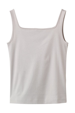 エブール/ebureの【2/13 0:00販売開始】コットンフライス スクエアネックキャミソール(110100/110101)