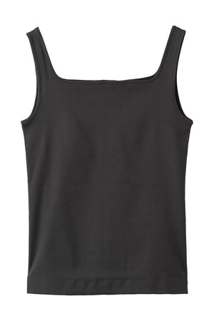 エブール/ebureの【2/13 0:00販売開始】コットンフライス スクエアネックキャミソール(110100/110101)