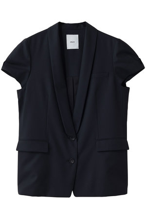 エブール/ebureの【3/6 0:00販売開始】ライトトロピカルウール キャップスリーブジャケット(110800/110801)