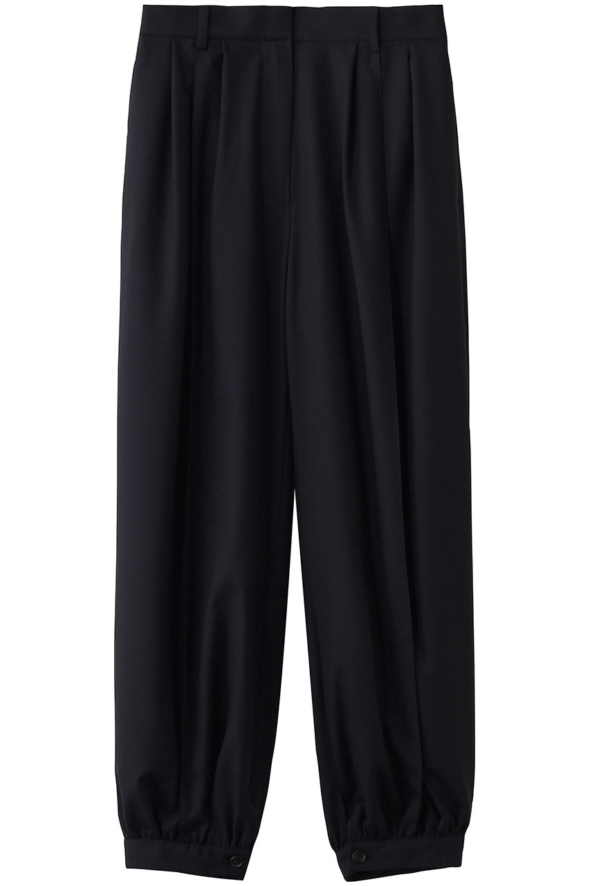 エブール/ebureの【3/6 0:00販売開始】ライトトロピカルウール ボリュームパンツ(ネイビー/4310600592/26SSPT14)