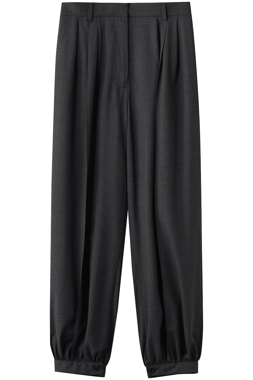 エブール/ebureの【3/6 0:00販売開始】ライトトロピカルウール ボリュームパンツ(チャコールグレー/4310600592/26SSPT14)