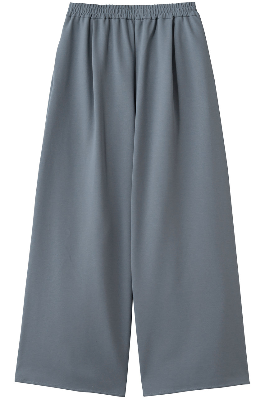 エブール/ebureのソフトツイストポンチ イージーワイドパンツ(ブルー/4310600613/26SSPT15)