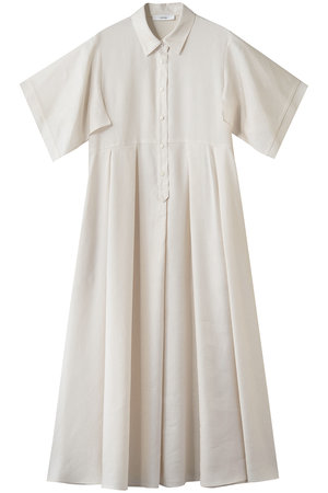 エブール/ebureの【予約販売】リネンアセテート ハンカチーフスリーブワンピース(110500/110502)