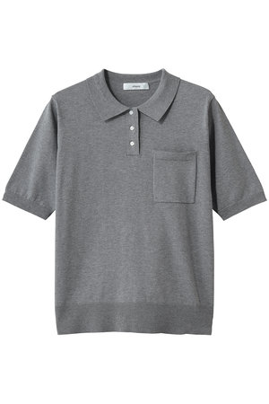 エブール/ebureの【予約販売】ハイクラスコンパクトコットン ポロカラーニットトップス(110300/110301)