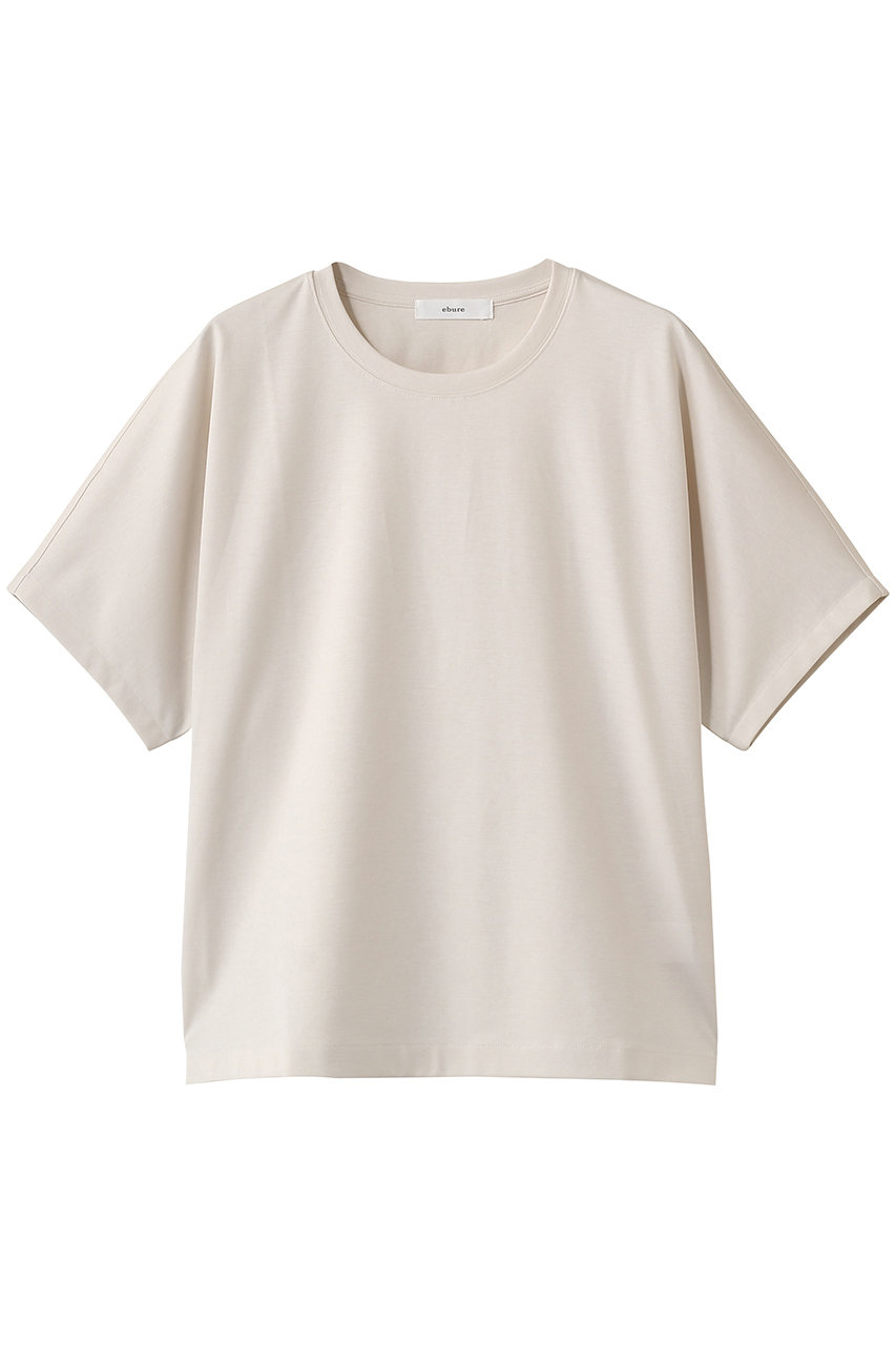 エブール/ebureの【予約販売】スーピマコットンスタンダード クルーネックカットソー(ベージュ/9910900447/ebcs15)