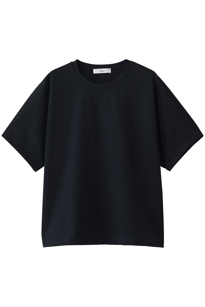 エブール/ebureの【予約販売】スーピマコットンスタンダード クルーネックカットソー(ネイビー/9910900447/ebcs15)