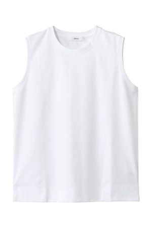 エブール/ebureの【予約販売】スーピマコットンスタンダード ノースリーブトップス(110100/110101)