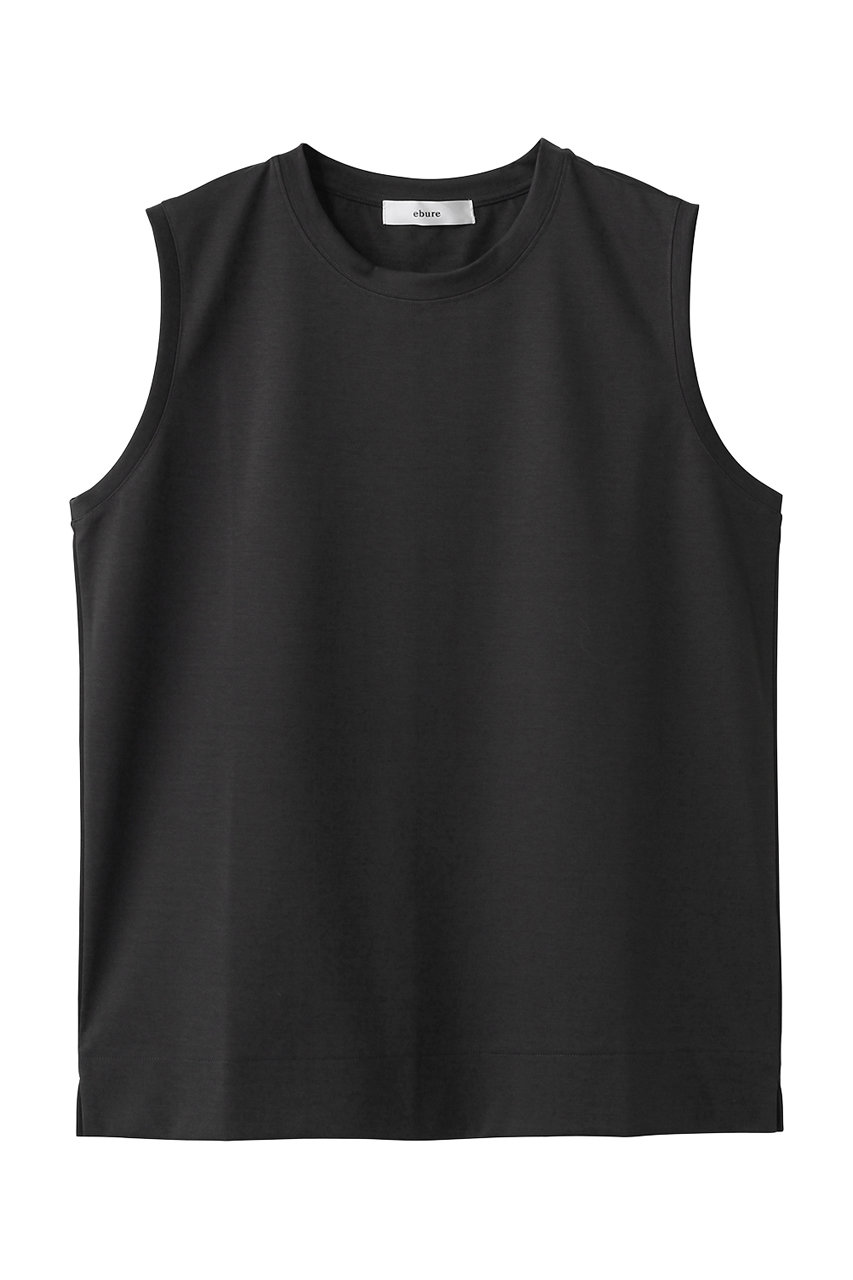 エブール/ebureの【予約販売】スーピマコットンスタンダード ノースリーブトップス(ダークグレー/9910900448/ebcs16)