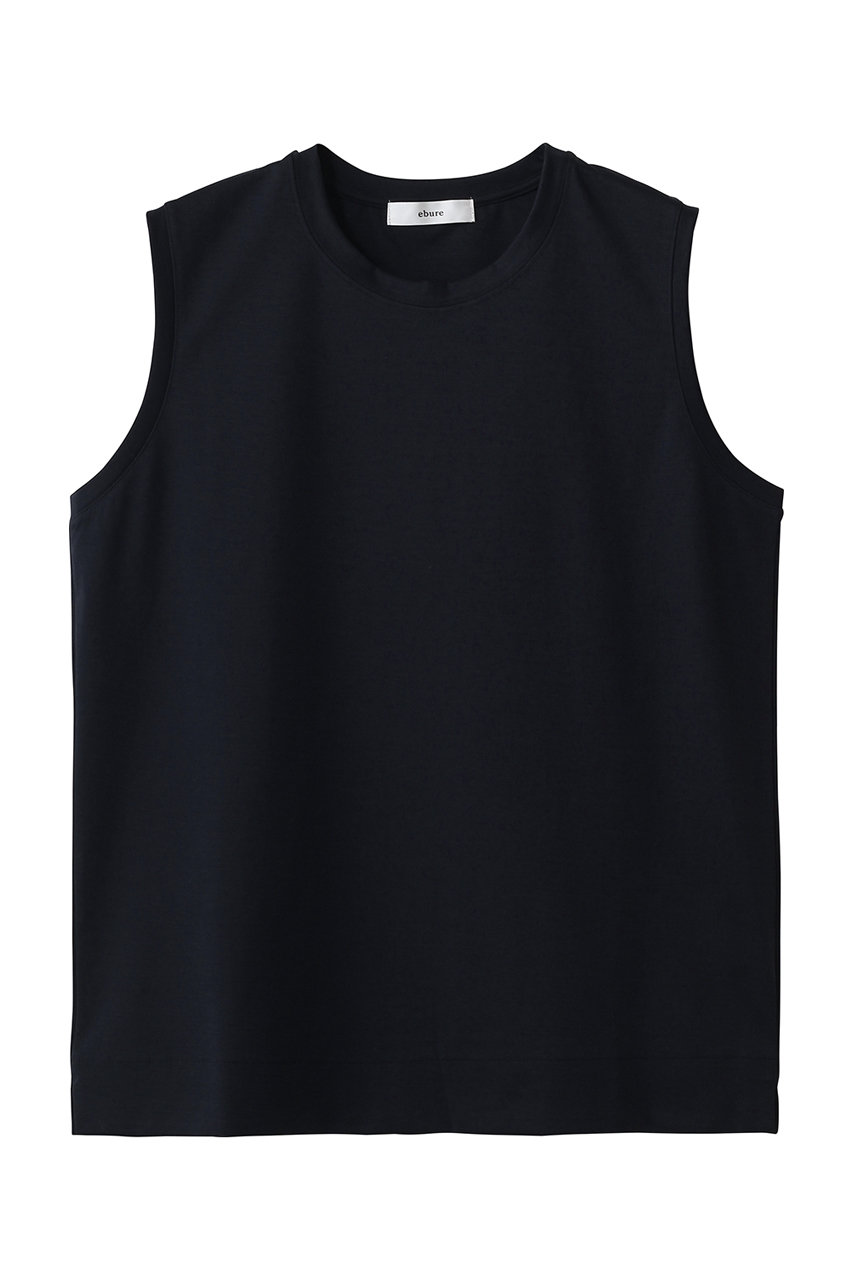 エブール/ebureの【予約販売】スーピマコットンスタンダード ノースリーブトップス(ネイビー/9910900448/ebcs16)
