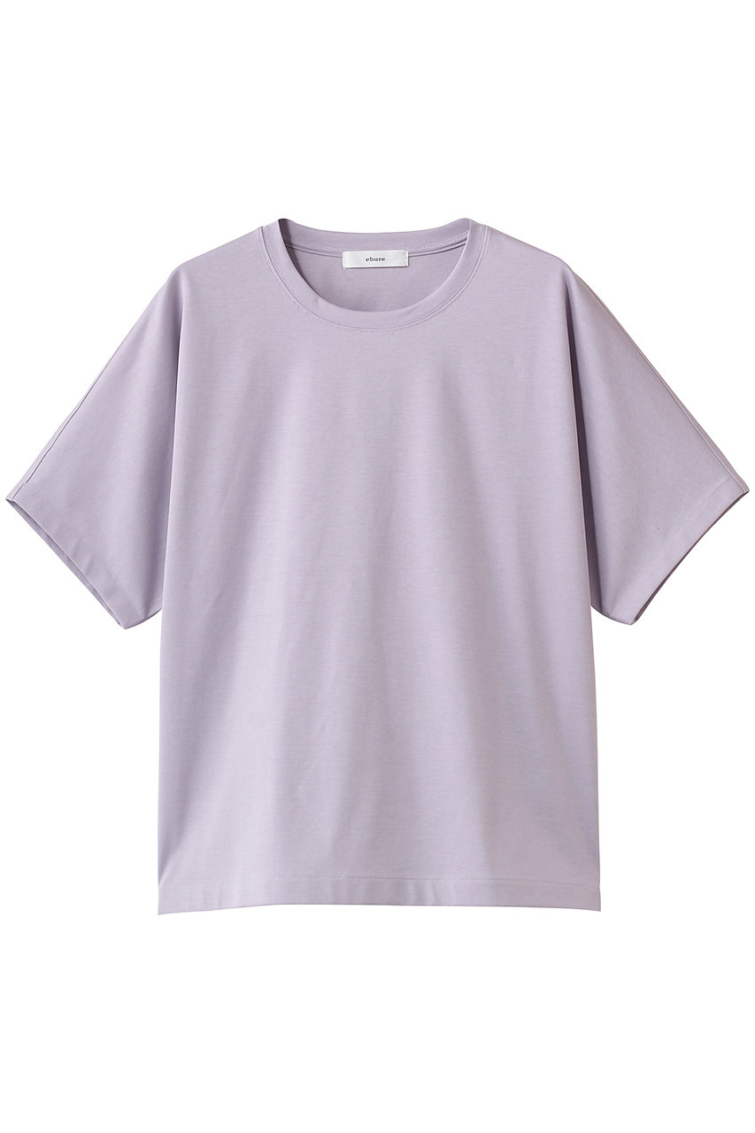エブール/ebureの【予約販売】スーピマコットンスタンダード クルーネックカットソー(ラベンダー/4310900508/ebcs15)