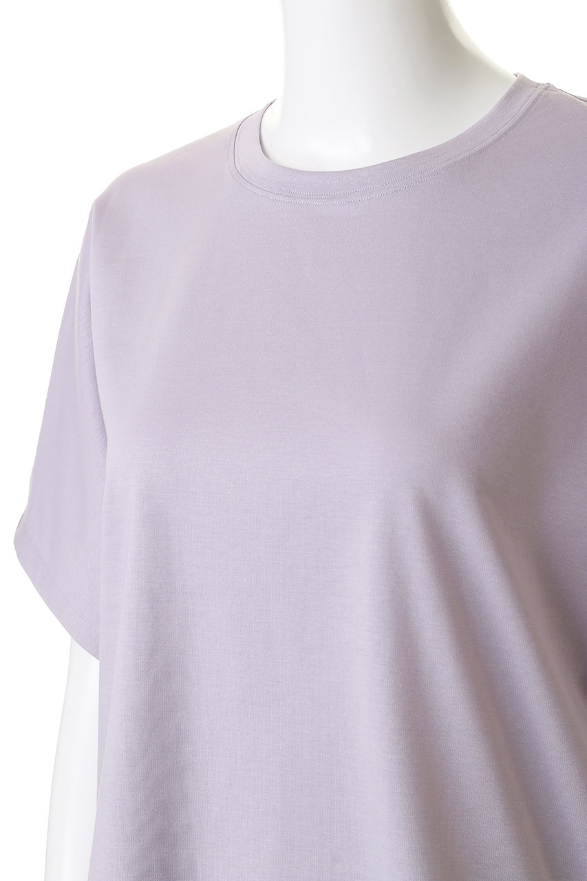 ebure エブール    スーピマコットンオーバーサイズカットソー　Tシャツ ユニクロ公式 | スーピマコットンオーバーサイズT（5分袖）(レディース)