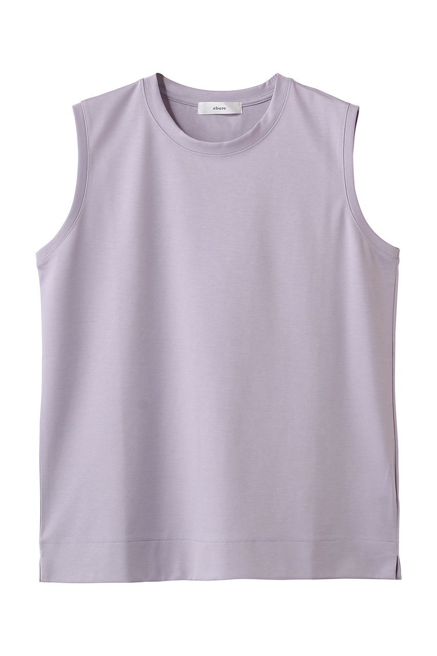 エブール/ebureの【予約販売】スーピマコットンスタンダード ノースリーブトップス(ラベンダー/4310900509/ebcs16)