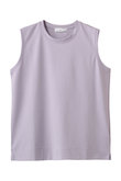 スーピマコットンスタンダード ノースリーブトップス エブール/ebure