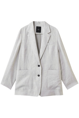 エブール/ebureの【4/3 0:00販売開始】ライトピュアリネン 2釦シングルジャケット(110800/110801)