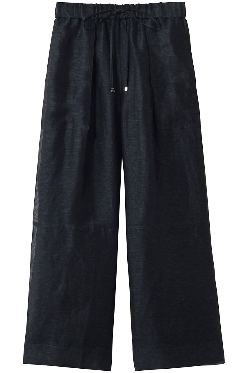 リネンシルクシアー オーガンジーイージーパンツ