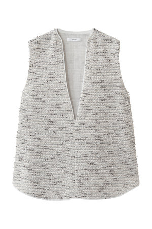 エブール/ebureのクラウドツィード スリーブレスブラウス