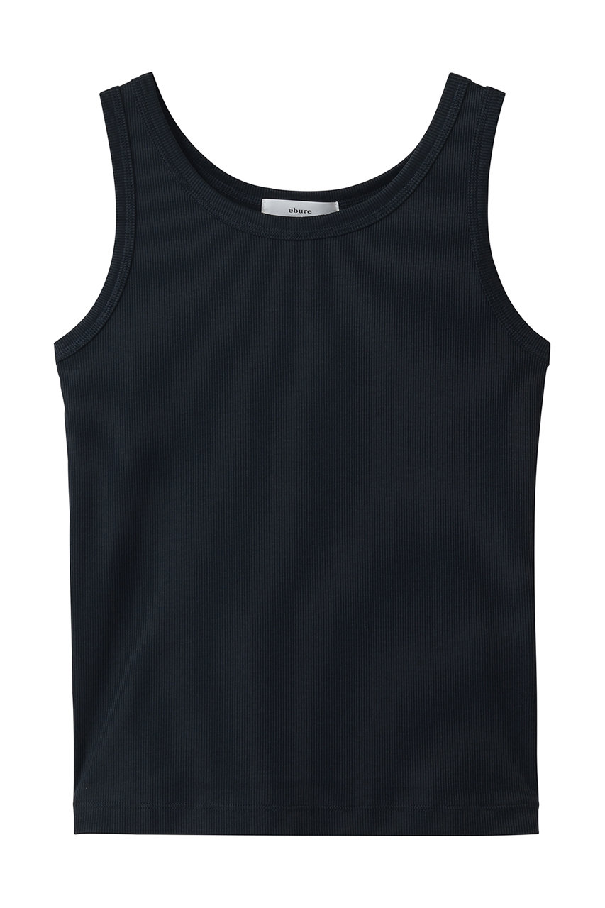 エブール/ebureの【4/3 0:00販売開始】クリアナチュラルテレコ タンクトップ(ネイビー/4310900537/26SSCS09)