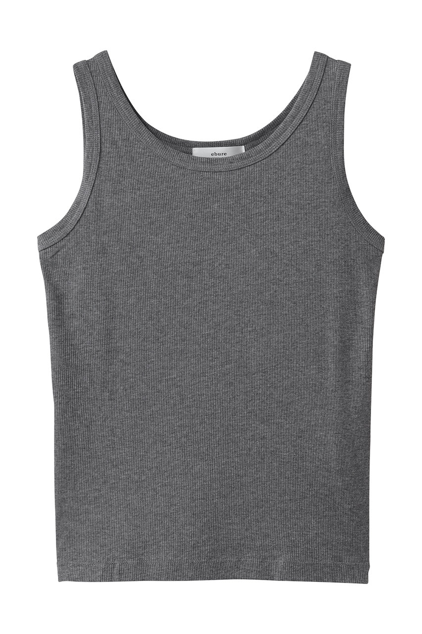 エブール/ebureの【4/3 0:00販売開始】クリアナチュラルテレコ タンクトップ(トップグレー/4310900537/26SSCS09)