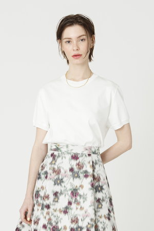 エブール/ebureの【ebure×Ron Herman】ニットパーツコットンポンチ Tシャツ