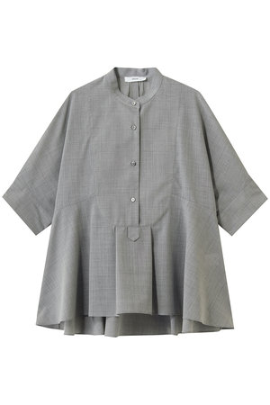 エブール/ebureの【予約販売】ドライシアーウール フレアブラウス