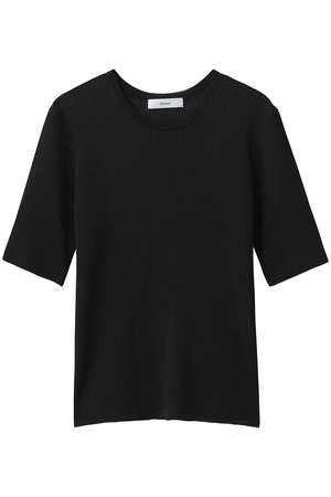 エブール/ebureの【予約販売】ライトシアーニット 5分袖リブニットプルオーバー(110300/110301)