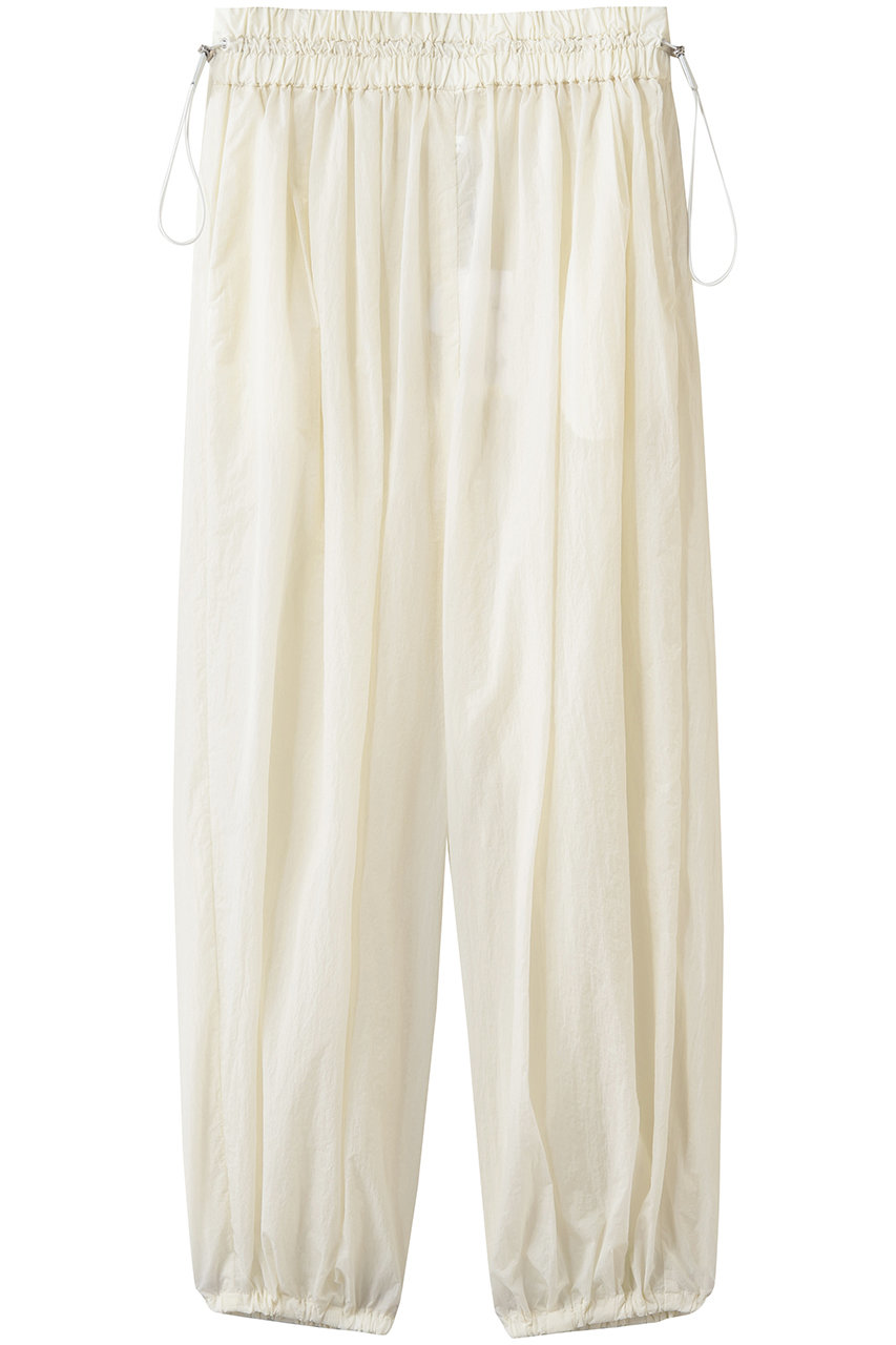 エブール/ebureの【予約販売】【店舗限定】ウォータープルーフエアーナイロン パラシュートパンツ(ホワイト/4310600665/26SSPT03KK)