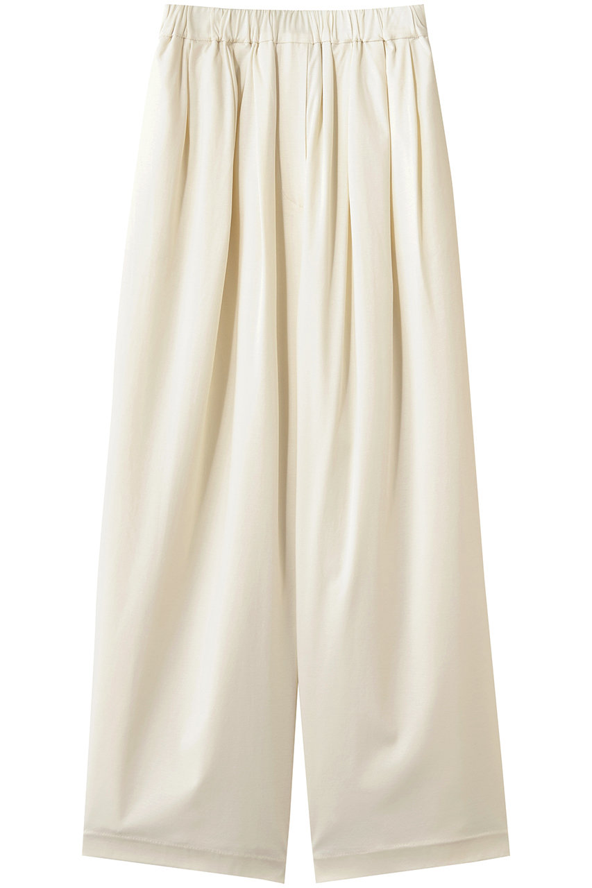 エブール/ebureの【予約販売】【店舗限定】ハイゲージシルケットスムーズ イージーパンツ(アイボリー/4310600688/26SSPT04KK)