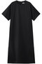 【予約販売】【店舗限定】ソフトサテン ピーチタッチ Tワンピース エブール/ebure ブラック