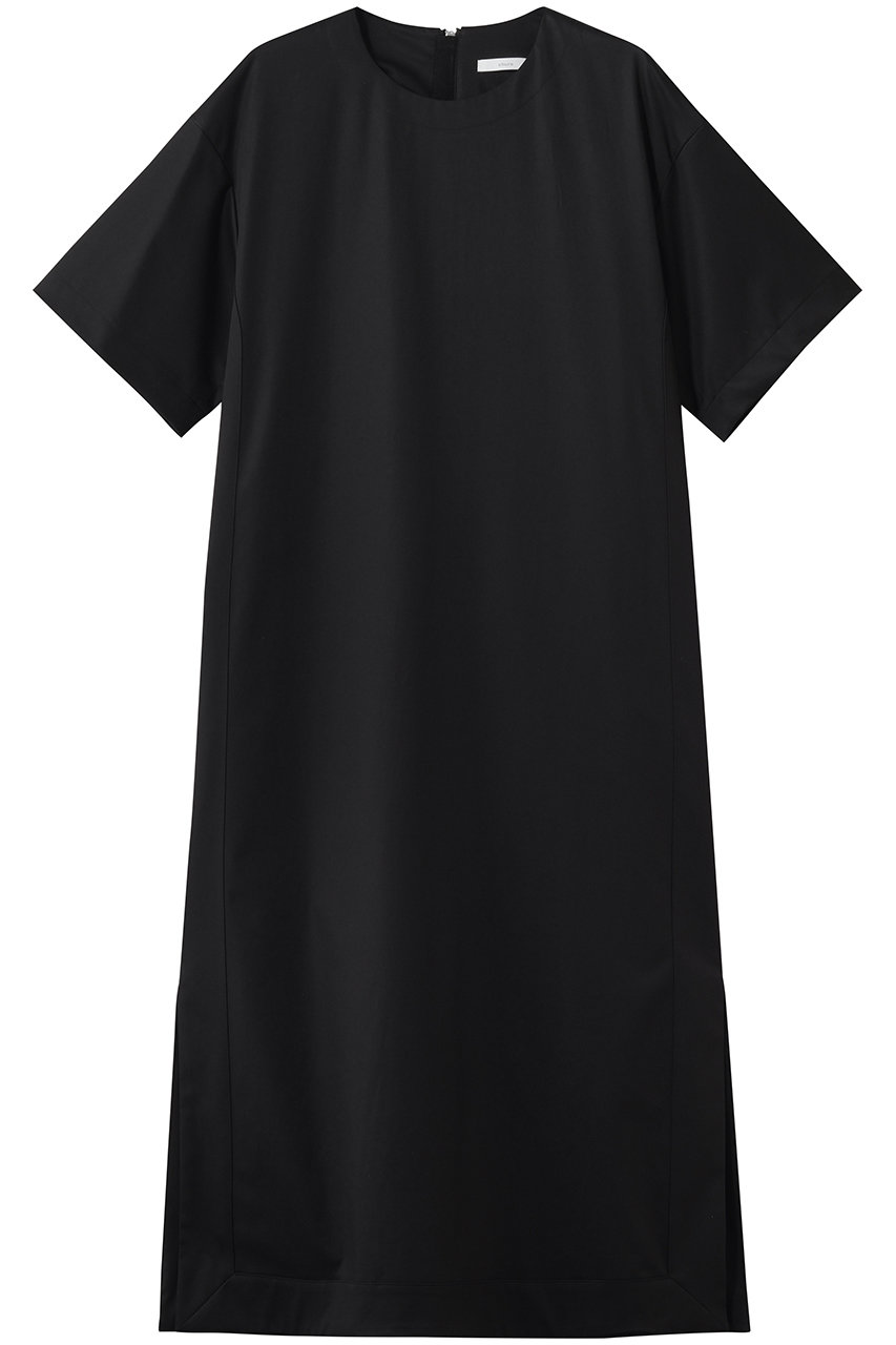 エブール/ebureの【予約販売】【店舗限定】ソフトサテン ピーチタッチ Tワンピース(ブラック/4310300324/26SSOP01KK)