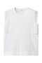 インコンバージョンレース デザインスリーブカットソー エブール/ebure ホワイト