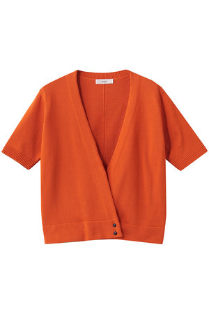 エブール/ebureの【予約販売】ボタニカルダイコットンミドルゲージ カシュクールニットトップス(110300/110303)