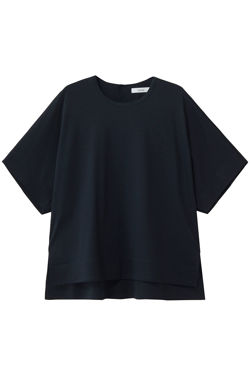 エブール/ebureの【4/24 0:00販売開始】ソフトドレープ Tブラウス(ネイビー/4310900510/26SSCS08)