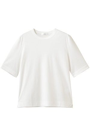 エブール/ebureの【4/24 0:00販売開始】ナチュラルファンクションスムース 5分袖コンパクトTシャツ(110100/110102)