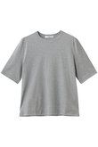 ナチュラルファンクションスムース 5分袖コンパクトTシャツ エブール/ebure