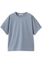 【4/24 0:00販売開始】【店舗限定】スーピマコットンスタンダード クルーネックカットソー エブール/ebure ブルーグレー