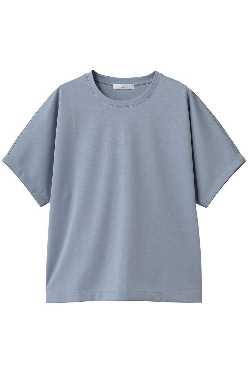 エブール/ebureの【4/24 0:00販売開始】【店舗限定】スーピマコットンスタンダード クルーネックカットソー(ブルーグレー/4310900508/ebcs15)