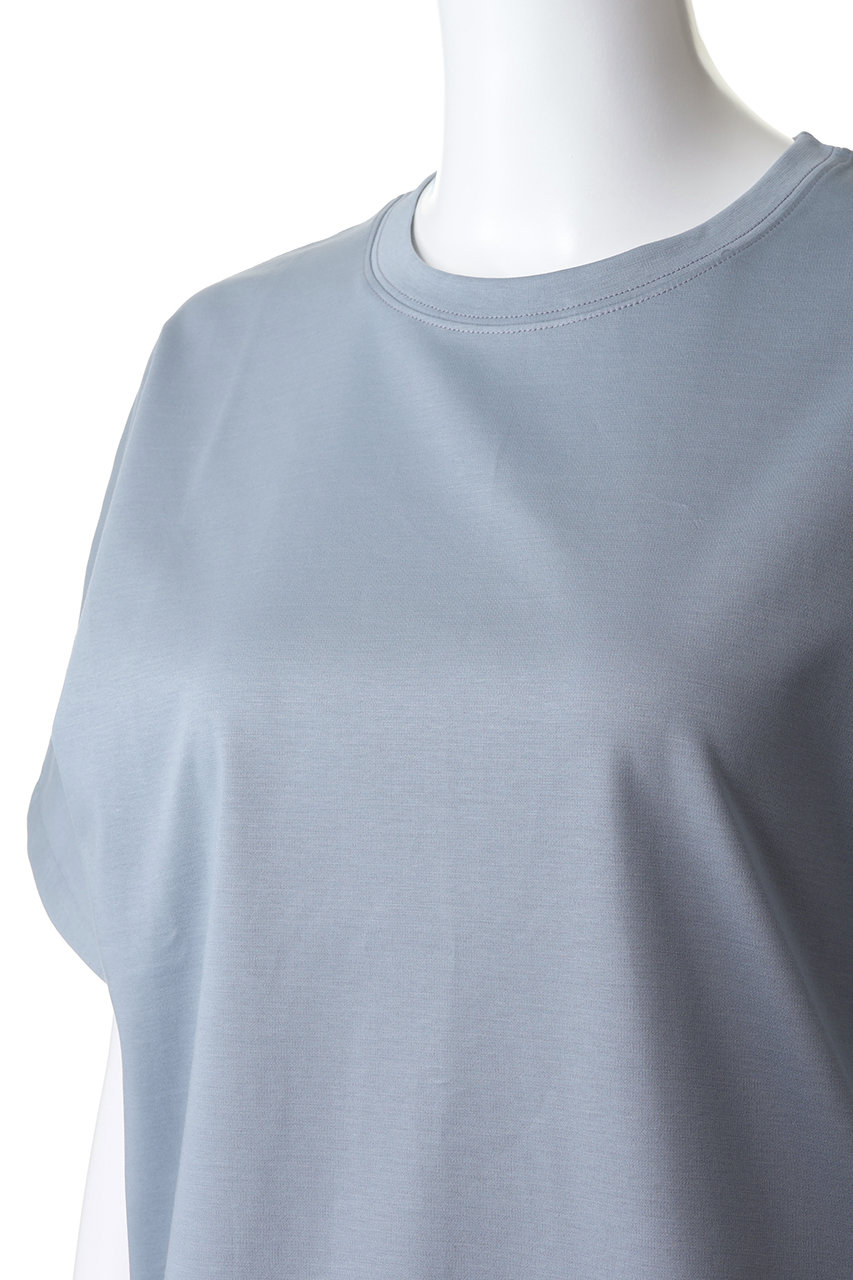 ebure エブール    スーピマコットンオーバーサイズカットソー　Tシャツ ユニクロ公式 | スーピマコットンオーバーサイズT（5分袖）(レディース)