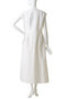 【5/15 0:00販売開始】コットンフラワージャカード フレンチスリーブワンピース エブール/ebure