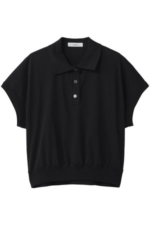 エブール/ebureの【5/15 0:00販売開始】ニットコンビスムース ポロカラーカットソー(110100/110102)