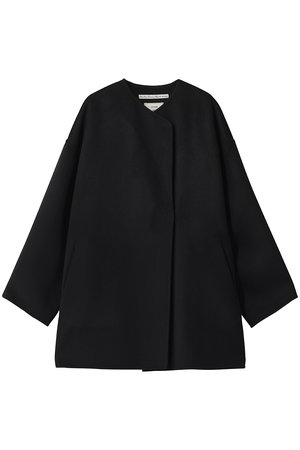 エブール/ebureの【予約販売】【ebure 10th×Ron Herman】カシミアリバー ノーカラー ショートコート